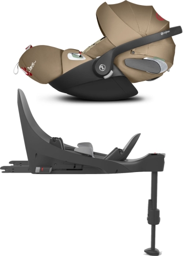 Cybex Cloud T i-Size - rozkładany fotelik samochodowy, zestaw z bazą isofix | One Love by K.K.