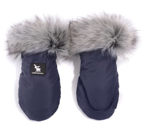 Cottonmoose Handmuff - rękawiczki, mufki do wózka | Dark Blue