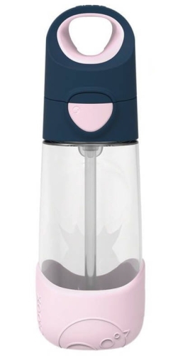 b.box - butelka tritanowa ze słomką 450 ml | Indigo Rose