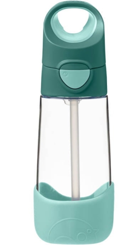b.box - butelka tritanowa ze słomką 450 ml | Emerald Forest