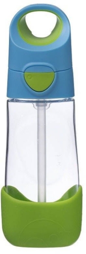 b.box - butelka tritanowa ze słomką 450 ml | Ocean Breeze
