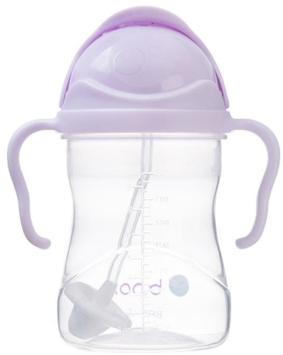 b.box - bidon ze słomką  i obciążnikiem 240 ml | Gelato Boysenberry