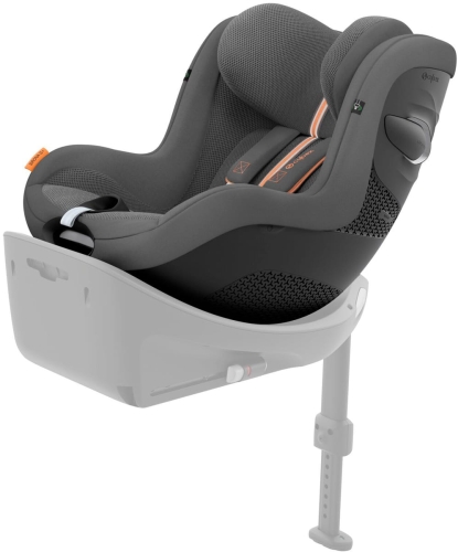 Cybex Sirona G i-Size - obrotowy fotelik samochodowy, siedzisko 360­° ~ 0-18 kg | PLUS Lava Grey