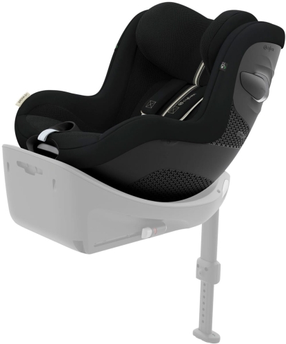 Cybex Sirona G i-Size - obrotowy fotelik samochodowy, siedzisko 360­° ~ 0-18 kg | PLUS Moon Black