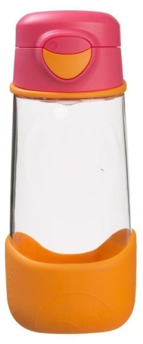b.box - tritanowa butelka sportowa dla dzieci, z ustnikiem 450 ml | Strawberry Shake