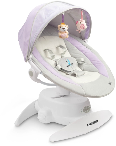 Caretero Opti - wielofunkcyjny obrotowy leżaczek | Purple