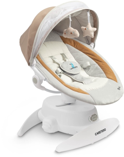 Caretero Opti - wielofunkcyjny obrotowy leżaczek | Brown