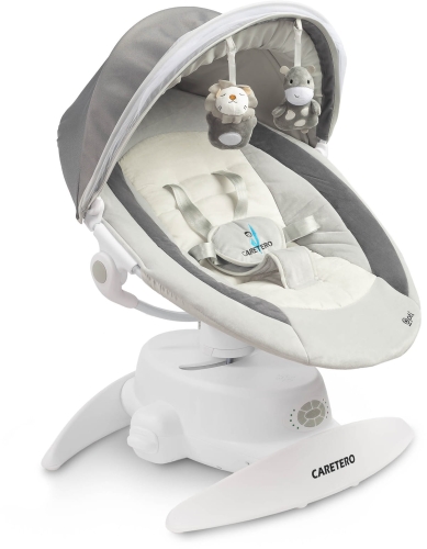 Caretero Opti - wielofunkcyjny obrotowy leżaczek | Grey