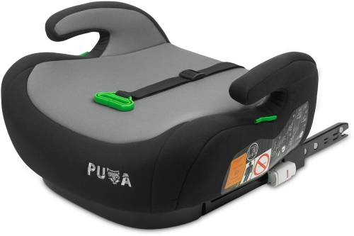 Caretero Puma i-Size - podstawka, podwyższenie na fotel, booster z normą i-Size | Black