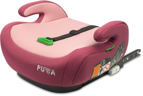Caretero Puma i-Size - podstawka, podwyższenie na fotel, booster z normą i-Size | Dirty Pink