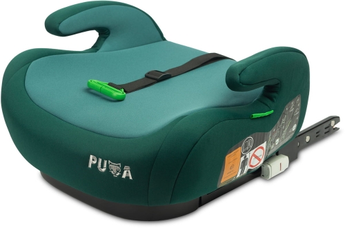 Caretero Puma i-Size - podstawka, podwyższenie na fotel, booster z normą i-Size | Emerald