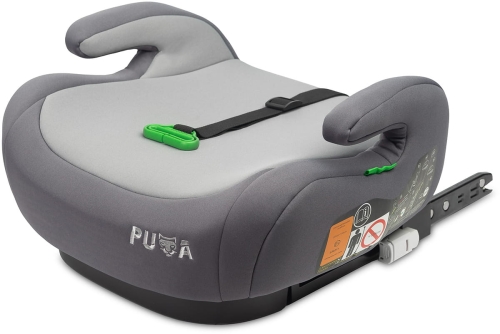 Caretero Puma i-Size - podstawka, podwyższenie na fotel, booster z normą i-Size | Grey