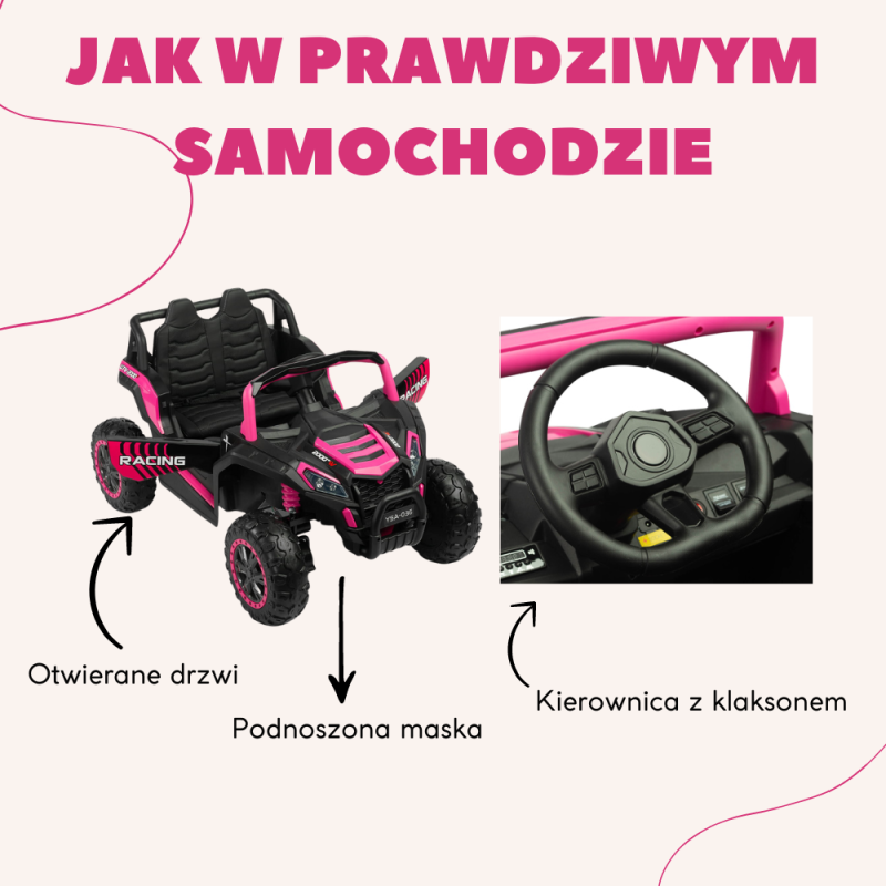 Zabawka jak prawdzwy samochod Toyz Axel