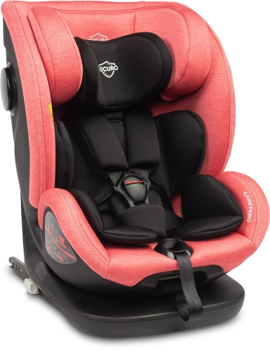 Caretero Securo - fotelik samochodowy i-Size 40-150 cm | Dirty Pink