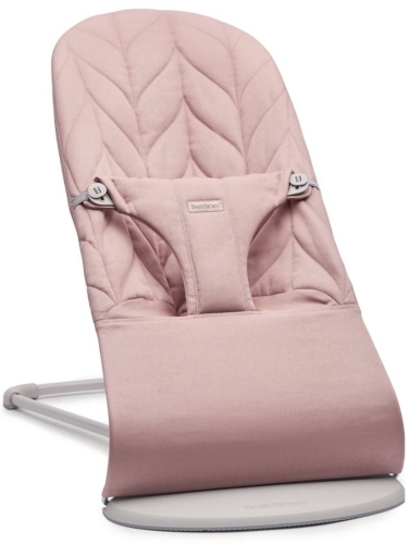 BabyBjorn Bliss - leżaczek dziecięcy | Woven Petal Quilt Dusty Pink