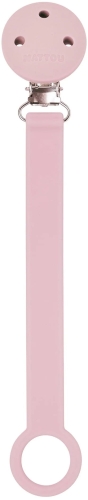 Nattou - silikonowa zawieszka do smoczka | Pink