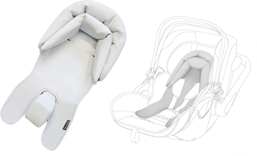 Kiddy Premature Inlay - redukcyjna, wypłycająca wkładka do fotelika, dla noworodka, wcześniaka