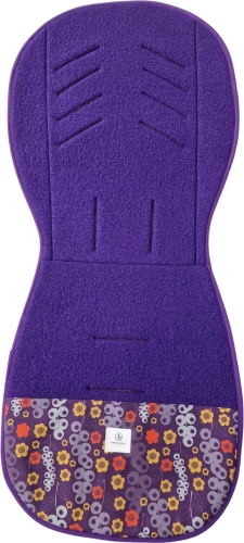 Simple Wool - termoaktywna wkładka do wózka z wełny merino | Jagodowa