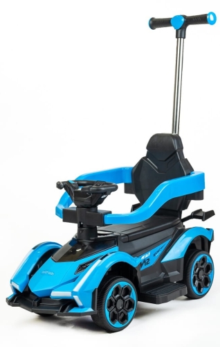 Baby Mix Speed - jeździk dziecięcy z rączką dla rodzica | Blue