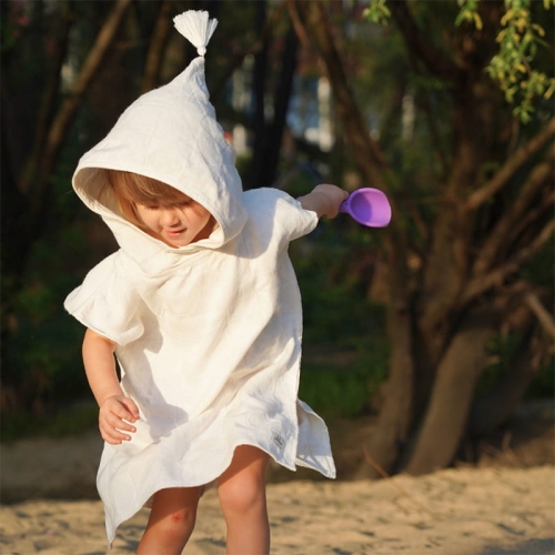 Patulove Linen Line - bambusowe ponczo kąpielowe z lnem | Mini 