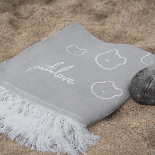 Patulove - bambusowy pled, ręcznik plażowy | Family Bear