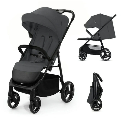 Kinderkraft Trig 3 - wózek spacerowy do 22 kg | Granite Grey