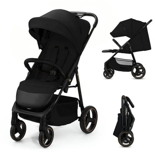 Kinderkraft Trig 3 - wózek spacerowy do 22 kg | Onyx Black