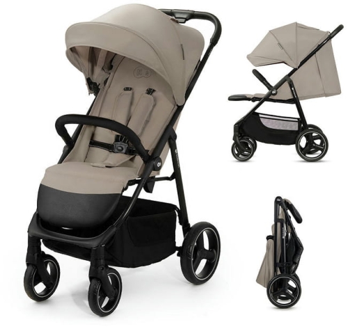 Kinderkraft Trig 3 - wózek spacerowy do 22 kg | Stone Beige