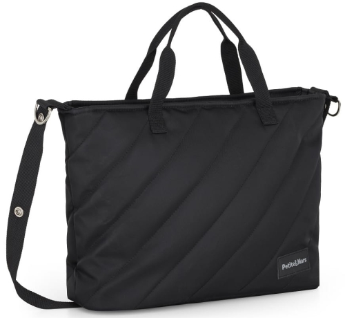 Petite&Mars Mia - pikowana torba dla Mamy | Absolute Black