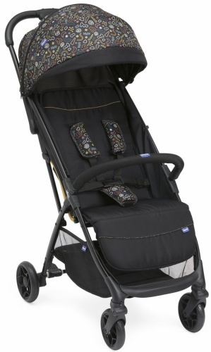Chicco Glee - lekki wózek spacerowy do 22 kg | Playful Black