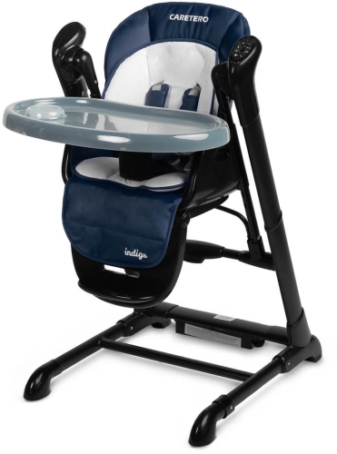 Caretero Indigo - huśtawka elektryczna 2w1 | Black Navy