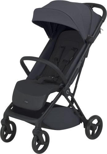 Espiro Just - lekki wózek spacerowy do miasta | 117 Graphite Berry