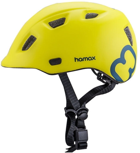 Hamax Thundercap - kask dziecięcy  r. 47-52 | Yellow / Black