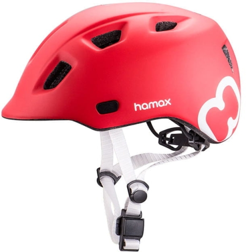 Hamax Thundercap - kask dziecięcy  r. 52-56 | Red / White
