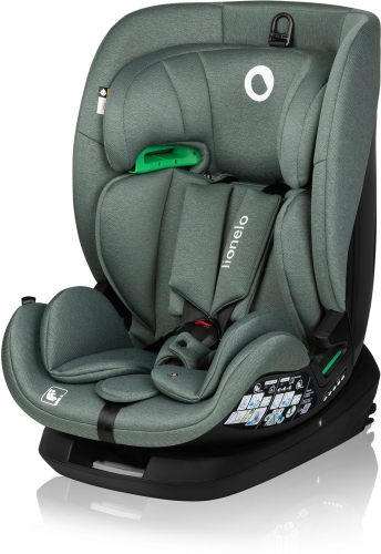 Lionelo Lavender - fotelik samochodowy i-Size, 76-150 cm | Green Pistachio