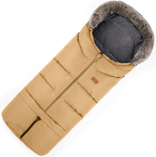 Petite&Mars Arctic - ciepły, zimowy śpiworek 4w1 | Elegant Caramel
