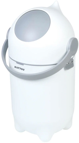 Nattou Dropy - kosz, pojemnik na brudne pieluchy | White