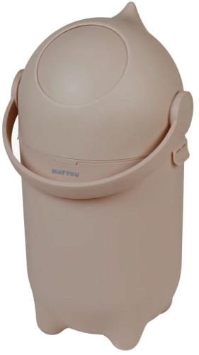 Nattou Dropy - kosz, pojemnik na brudne pieluchy | Taupe 