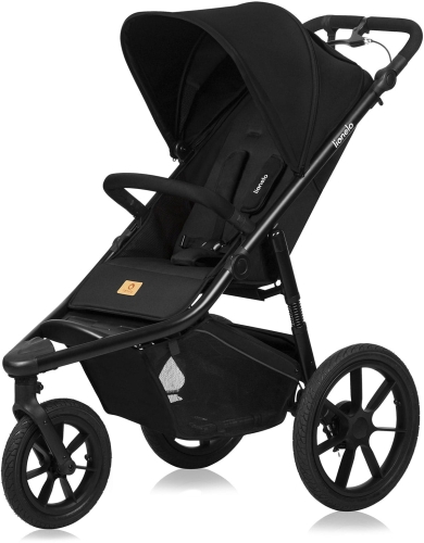 Lionelo Azura - uniwersalny trójkołowy wózek spacerowy z kołami pompowanymi | Onyx