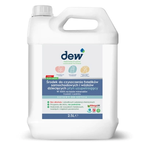 Dew - środek do czyszczenia fotelików samochodowych i wózków | 2,5 l