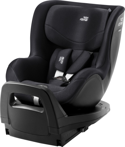 Britax Romer Dualfix 5Z - obrotowy fotelik samochodowy ~0-19 kg, zestaw z bazą isofix | Classic Deep Black