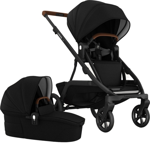Redsbaby Nuvo Single - wielofunkcyjny wózek 2w1 z opcją wózka dla dwójki dzieci | Black 