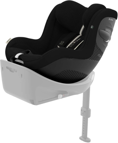Cybex Sirona G i-Size - obrotowy fotelik samochodowy, siedzisko 360­° ~ 0-18 kg | PLUS Moon Black
