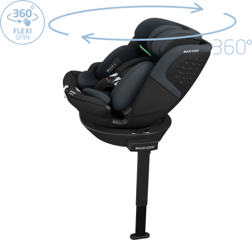 Maxi Cosi Emerald 360 S - obrotowy fotelik samochodowy, 40-150 cm | Tonal Black
