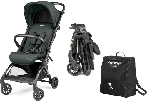 PegPerego Volo - lekki, kompaktowy wózek spacerowy do samolotu | Metal