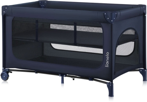Lionelo Jasmin Easy Fold - składane łóżeczko turystyczne | Blue Navy