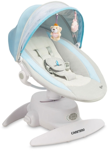 Caretero Opti - wielofunkcyjny obrotowy leżaczek | Blue