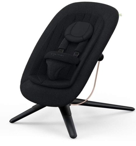 Cybex Lemo Platinum Bouncer - leżaczek niemowlęcy | Black Wood