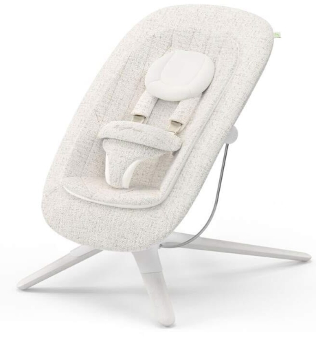 Cybex Lemo Platinum Bouncer - leżaczek niemowlęcy | White Wood