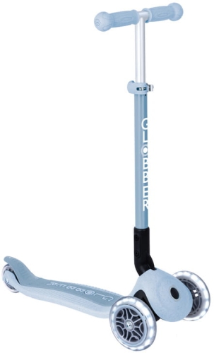 Globber Primo Foldable Plus Lights - hulajnoga 3 kołowa | Blueberry
